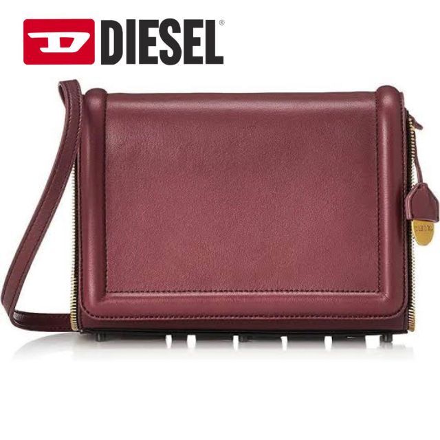 ディーゼル) DIESEL レディースBIGロゴ ショルダーバッグ - ショルダー