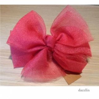 ダズリン(dazzlin)の新品 鮮やか♡ ダズリン ビッグ リボン バレッタ ヘアアクセサリー(バレッタ/ヘアクリップ)