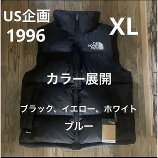 ノースフェイス(THE NORTH FACE) ダウンベスト(メンズ)（イエロー/黄色