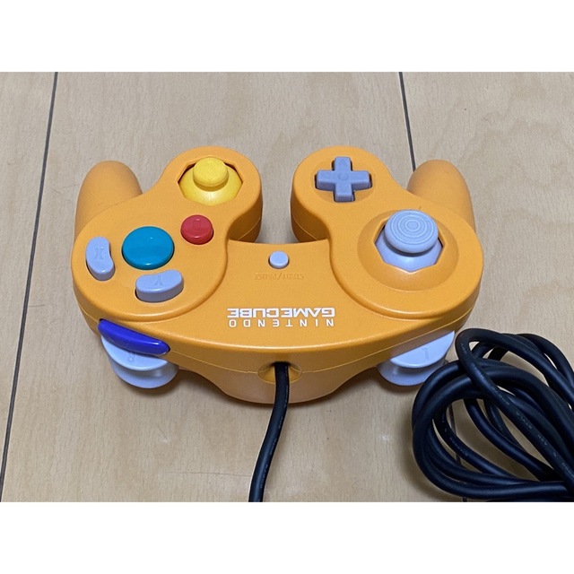 任天堂 ゲームキューブ 本体一式 オレンジ コントローラー2個 動作確認