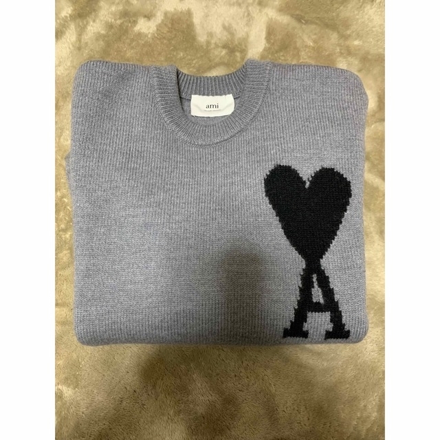 品質は非常に良い アミパリス AMI Paris ロゴ クルーネックセーター