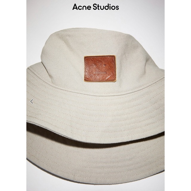 Acne Studios(アクネストゥディオズ)の新品 Acne Studios アクネストゥディオズ キャンバス バケットハット レディースの帽子(ハット)の商品写真