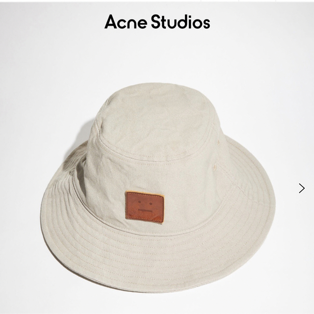 Acne Studios(アクネストゥディオズ)の新品 Acne Studios アクネストゥディオズ キャンバス バケットハット レディースの帽子(ハット)の商品写真