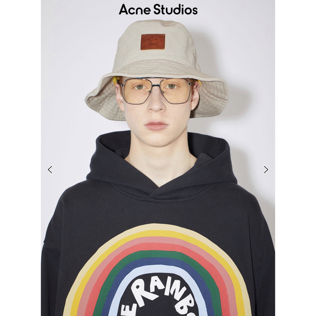 Acne Studios(アクネストゥディオズ)の新品 Acne Studios アクネストゥディオズ キャンバス バケットハット レディースの帽子(ハット)の商品写真