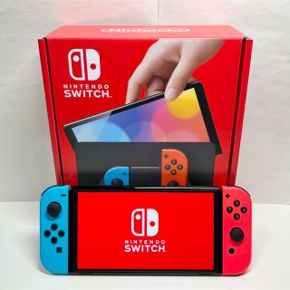 ニンテンドースイッチ(Nintendo Switch)のNintendo Switch 本体 有機ELモデル ネオンブルー・ネオンレッド(家庭用ゲーム機本体)