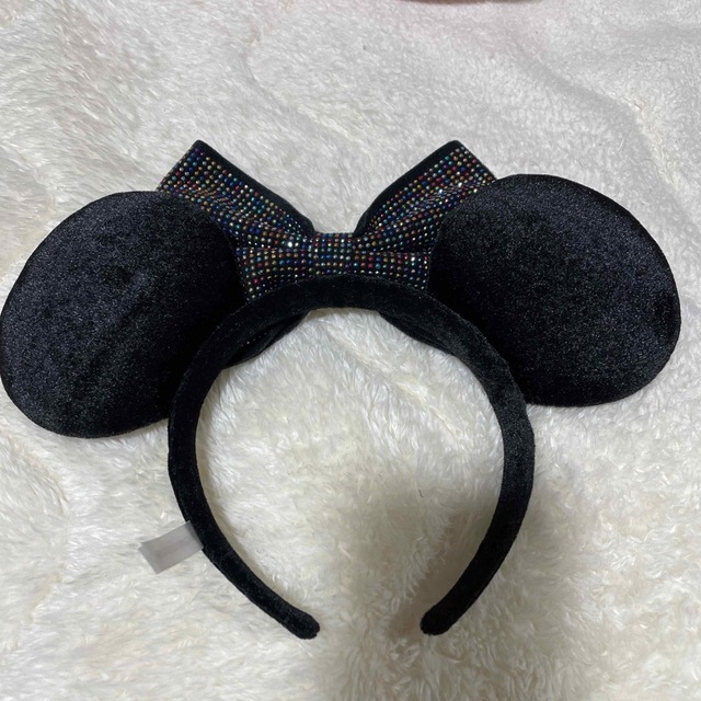 Disney(ディズニー)のディズニー　カチューシャ　ミニー　スパンコール レディースのヘアアクセサリー(カチューシャ)の商品写真