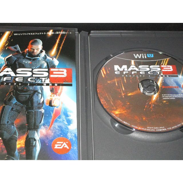 Wii U(ウィーユー)のWiiU 用ソフト●●●●●マスエフェクト 3-特別版-MASS EFFECT3 エンタメ/ホビーのゲームソフト/ゲーム機本体(携帯用ゲームソフト)の商品写真