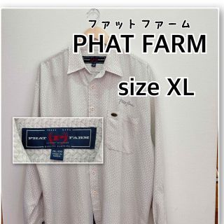 ファットファーム(PHATFARM)のPHAT FARM ビンテージ　90's 長袖　シャツ　XL ホワイト(シャツ)