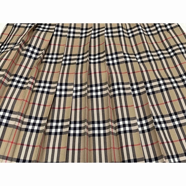 国際ブランド Burberrys ノバチェック プリーツ 膝丈 スカート XL