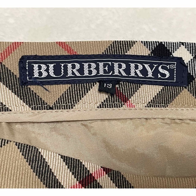 国際ブランド Burberrys ノバチェック プリーツ 膝丈 スカート XL