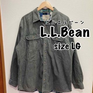 エルエルビーン(L.L.Bean)のL.L.Bean エルエルビーン　ジャケット　シャツ　XL ダークグレー(シャツ)