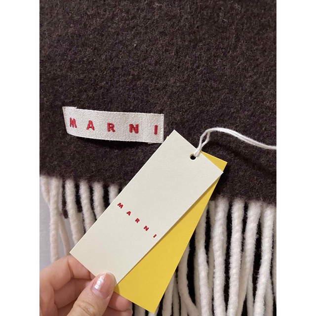 Marni(マルニ)のMARNI ボーダーマフラー レディースのファッション小物(マフラー/ショール)の商品写真