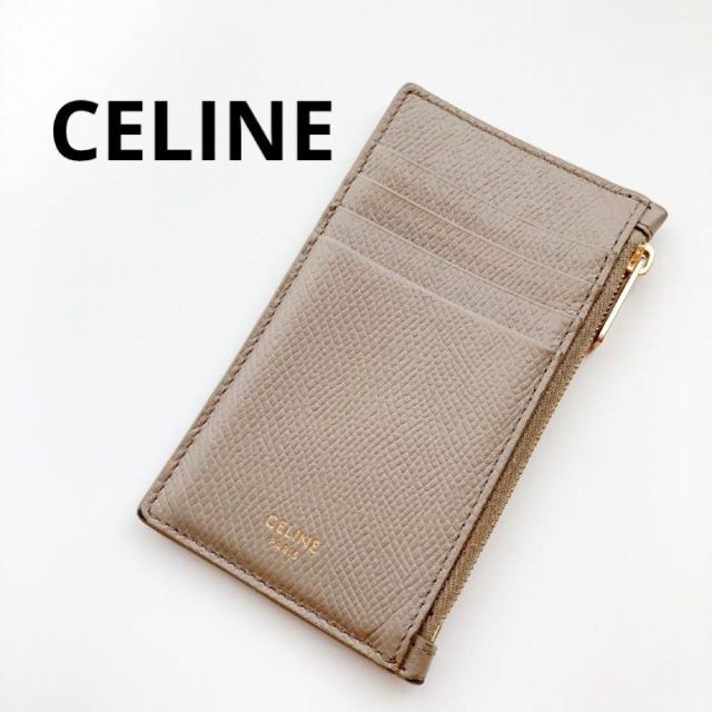 celine(セリーヌ)の☆セリーヌ☆ レザー グレー コインケース レディースのファッション小物(名刺入れ/定期入れ)の商品写真