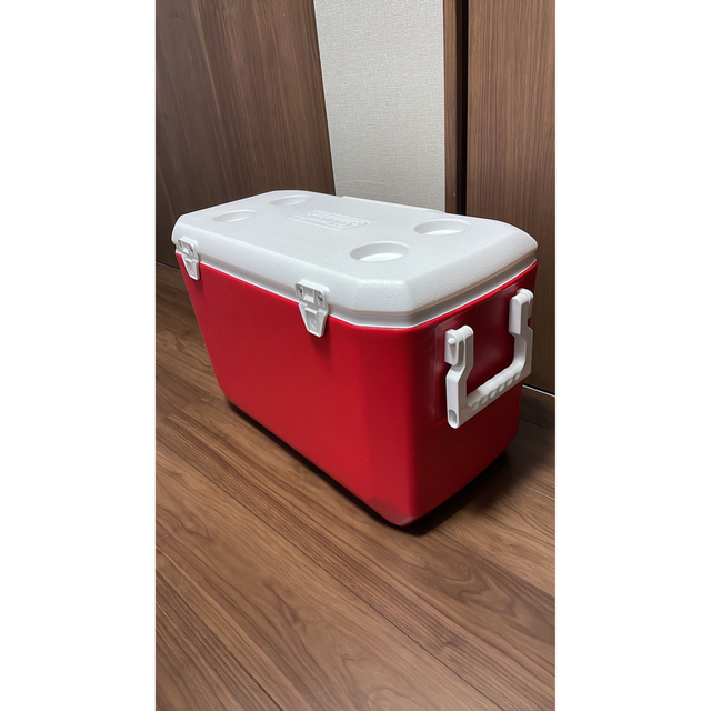 Coleman(コールマン)のひろタソ様専用 コールマン　クーラーボックス　ポリライト48QT　レッド スポーツ/アウトドアのアウトドア(その他)の商品写真