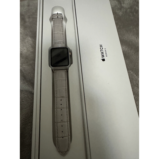 Apple Watch s3 38mm gld al pksd sp gps - 腕時計