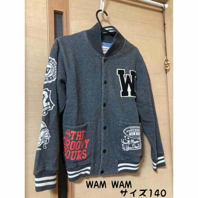 WAMWAM(ワムワム)のWAM WAM ワムワム　ジャケット　アウター　キッズ140 キッズ/ベビー/マタニティのキッズ服男の子用(90cm~)(ジャケット/上着)の商品写真