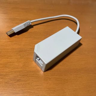 ニンテンドウ(任天堂)のnintendo純正 有線LANアダプター USB Wii, Switch対応(PC周辺機器)