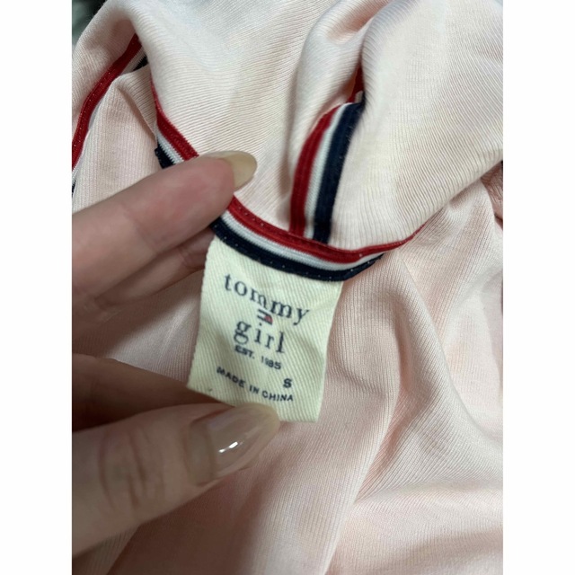 TOMMY HILFIGER(トミーヒルフィガー)のtommy hilfiger トミー　パーカー　ピンク　S レディースのトップス(パーカー)の商品写真