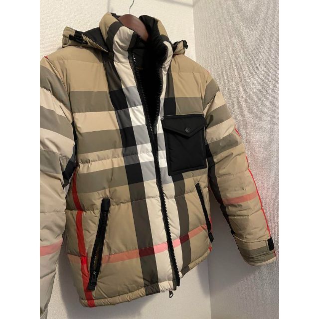 ☆超目玉】 BURBERRY M バーバリー ダウンジャケット リバーシブル