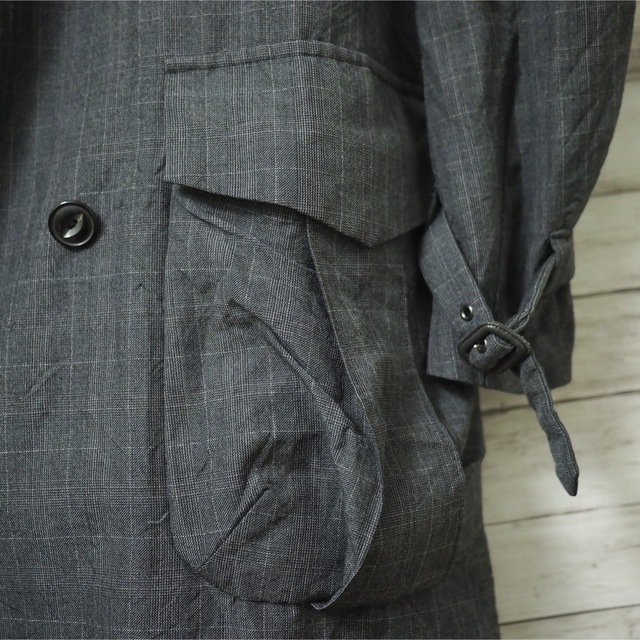 kolor - kolor 11AW グレンチェック シワ加工トレンチコートの通販 by