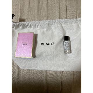 シャネル(CHANEL)のシャネル 巾着袋、オードゥパルファム、メークアップリムーバー 3点セット(クレンジング/メイク落とし)