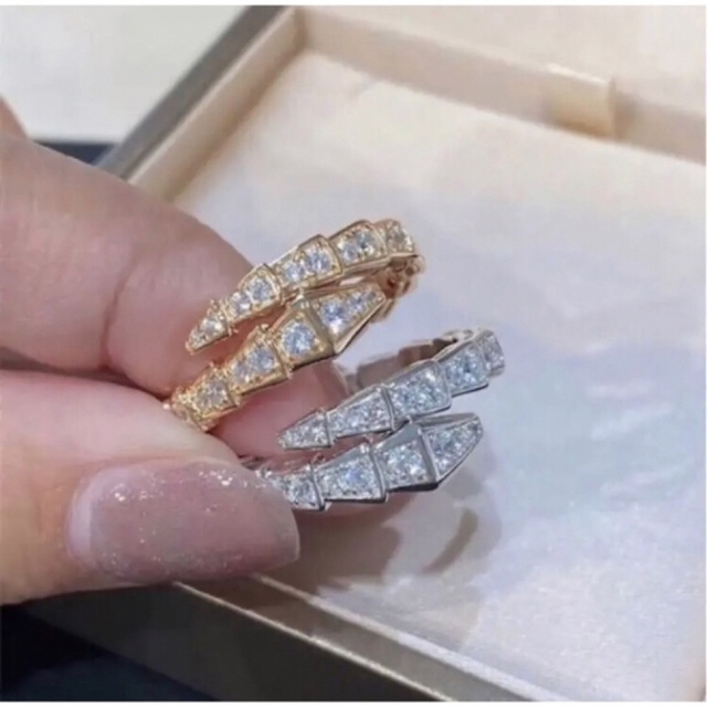 大特価❗️スネークリング　蛇　ゴールド　最高品質　指輪　ネックレス　好きに 4