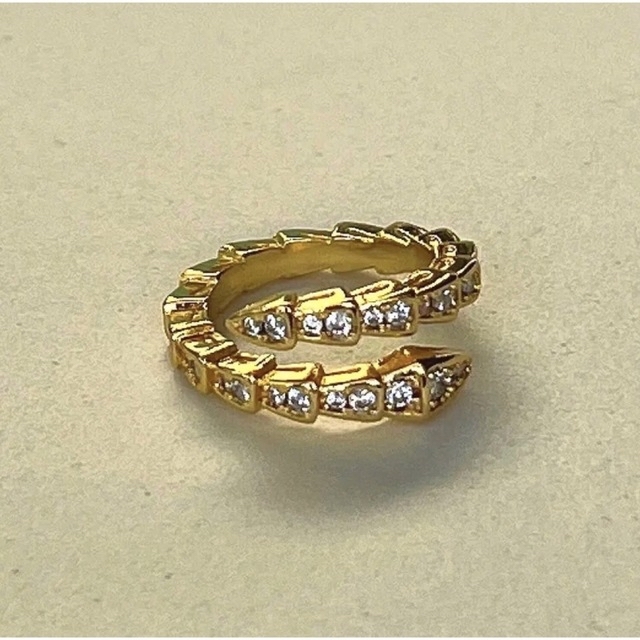 大特価❗️スネークリング　蛇　ゴールド　最高品質　指輪　ネックレス　好きに 5