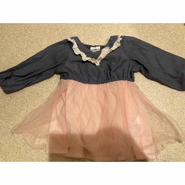 チュールワンピ キッズ/ベビー/マタニティのキッズ服女の子用(90cm~)(ワンピース)の商品写真