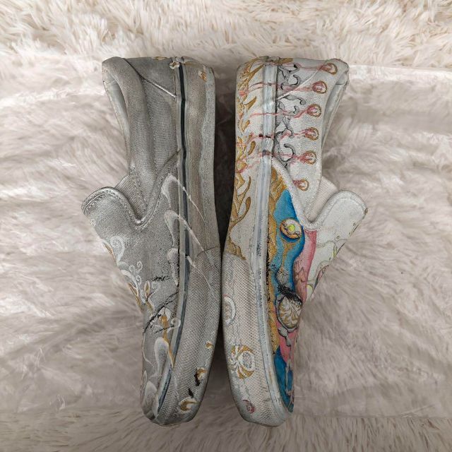 VANS - VANSバンズ ペイントスニーカースリッポンアシンメトリー