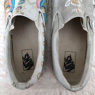 VANS - VANSバンズ ペイントスニーカースリッポンアシンメトリー