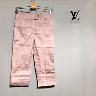 ルイヴィトン LOUIS VUITTON ライトピンク クロップドパンツ