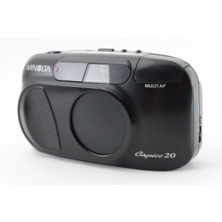 【完動品】MINOLTA capios 20 ブラック コンパクトフィルムカメラ(フィルムカメラ)