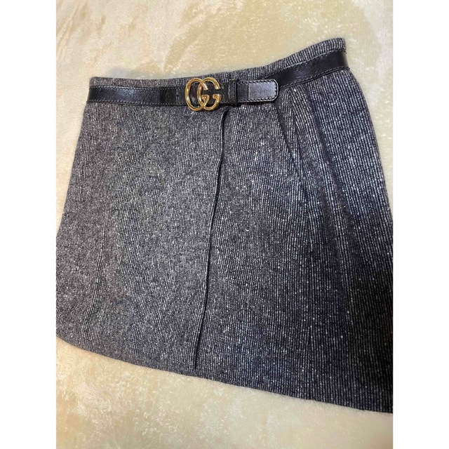 【ベルト付き】GUCCI グッチ 巻きスカート GGマーモント 36 正規品