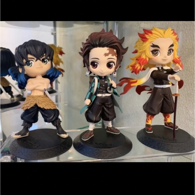 鬼滅の刃 フィギュア qposket キューポスケット 3体セット セガ