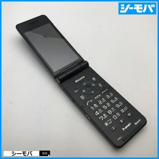 パナソニック(Panasonic)の830 SIMフリー docomo P-01J ブラック◆中古◆(携帯電話本体)