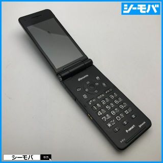 パナソニック(Panasonic)の616 SIMフリー docomo P-01J ブラック◆中古◆(携帯電話本体)