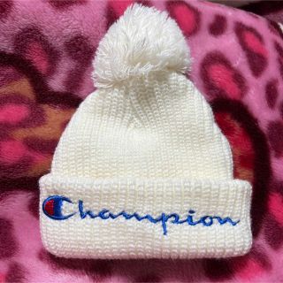 チャンピオン(Champion)のニット帽　チャンピオン　キッズサイズ(帽子)