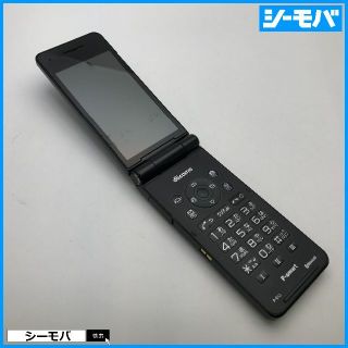 パナソニック(Panasonic)の617 SIMフリー docomo P-01J ブラック◆中古◆(携帯電話本体)