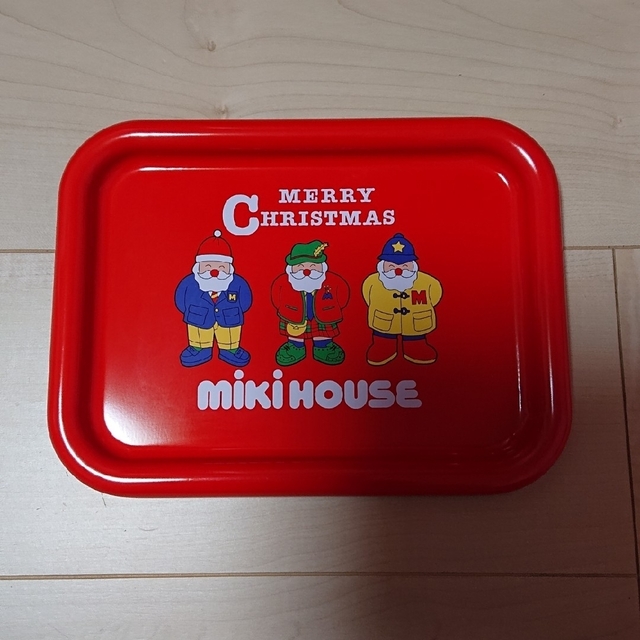 mikihouse(ミキハウス)のトレー ミキハウス サンタクロース インテリア/住まい/日用品のキッチン/食器(テーブル用品)の商品写真