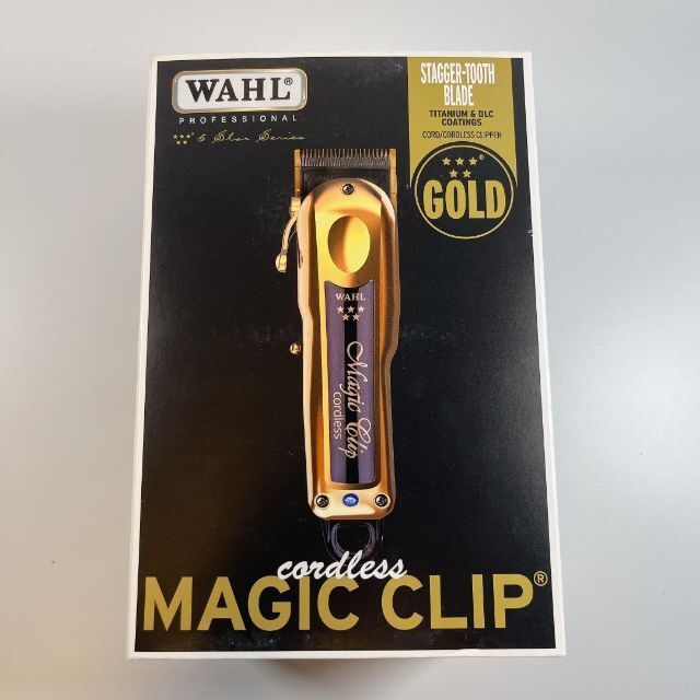 【新品未使用】 WAHL GOLD MAGIC CLIP コードレス バリカン スマホ/家電/カメラの美容/健康(メンズシェーバー)の商品写真