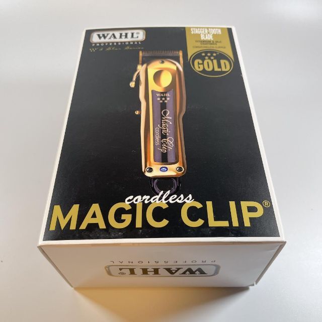 【新品未使用】 WAHL GOLD MAGIC CLIP コードレス バリカン スマホ/家電/カメラの美容/健康(メンズシェーバー)の商品写真