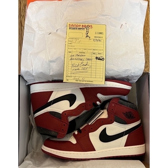 メンズNike Air Jordan 1 High OG Chicago 29cm