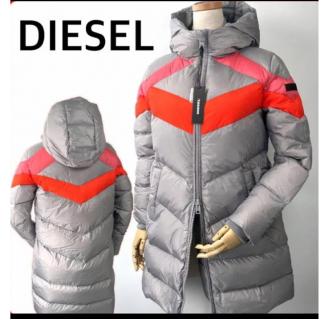 DIESEL(ディーゼル)のDIESEL ダウンジャケット ダウンコート  レディースのジャケット/アウター(ダウンジャケット)の商品写真