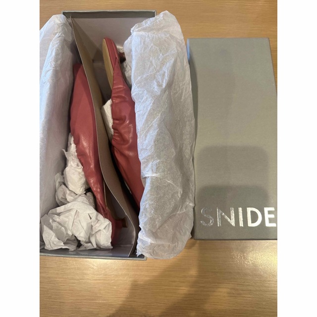 SNIDEL(スナイデル)のSNIDEL スナイデル ギャザーフラットシューズ レディースの靴/シューズ(ミュール)の商品写真