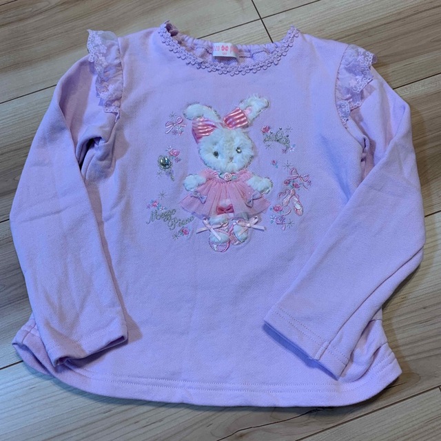 mezzo piano(メゾピアノ)のメゾピアノ　トレーナー　120 キッズ/ベビー/マタニティのキッズ服女の子用(90cm~)(Tシャツ/カットソー)の商品写真