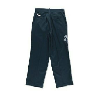 ウィンダンシー(WIND AND SEA)の【新品未使用】WIND AND SEA x MLB Slacksパンツ　NAVY(スラックス)