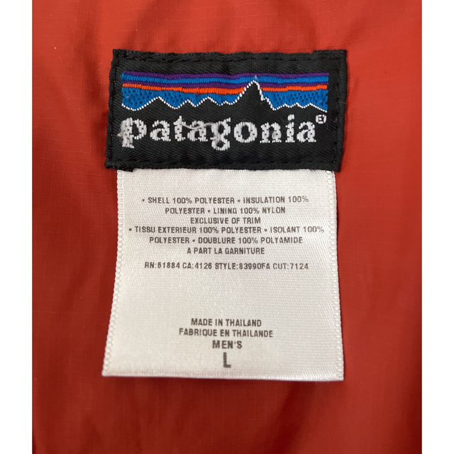 patagonia パタゴニア　オレンジ パフジャケット ダウン
