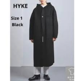 ハイク(HYKE)のHYKE メルトンフードコート(ロングコート)