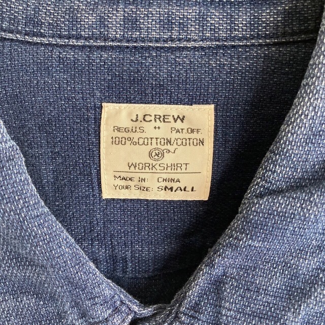 J.Crew(ジェイクルー)のJ.CREW 長袖　デニム　ワークシャツ　ジェイクルー　Sサイズ メンズのトップス(シャツ)の商品写真