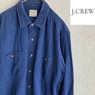 ジェイクルー(J.Crew)のJ.CREW 長袖　デニム　ワークシャツ　ジェイクルー　Sサイズ(シャツ)